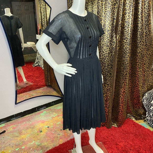1950s midi dress